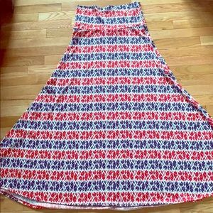 4th of July maxi red white and blue